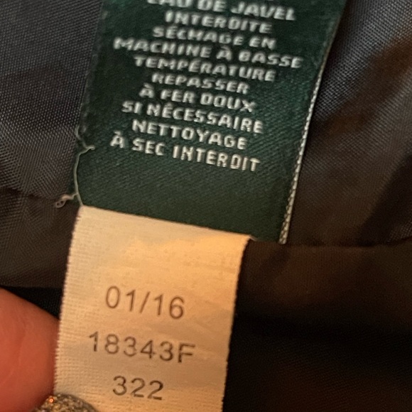 Ralph Lauren Womens Quilted Coat Jacket Black Size Medium - Picture 7 of 11